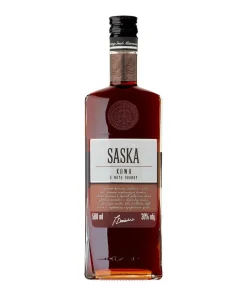 SASKA COFFEE WITH A HINT OF BRANDY VODKA LIQUEUR (KAWA Z NUTĄ BRANDY) 50CL / 30%
