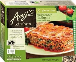 Amys Gluten Free Vegetable Lasagne – 255g