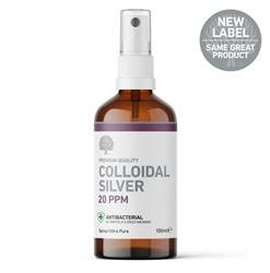 20ppm Enhanced Colloidal Silver 100ml Spray – pH 9.0