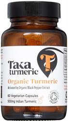 Alternative view of Organic Turmeric & Black Pepper Extract Capsules – 60’s