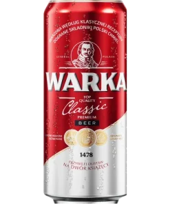 WARKA CLASSIC LAGER ALC 5,2% BEER CANs 4x500ML