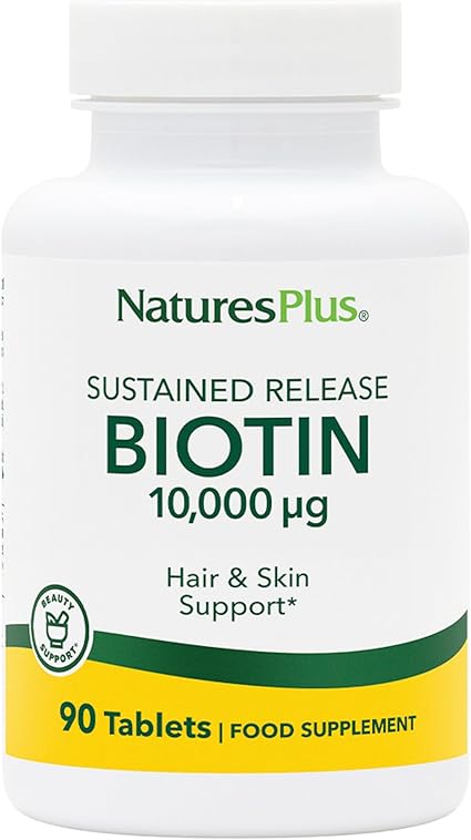 NaturesPlus Biotin 10,000 mcg – 90 Servings - Image 2