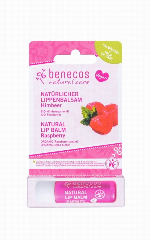 Benecos Natural Lip Balm – Raspberry – 48g
