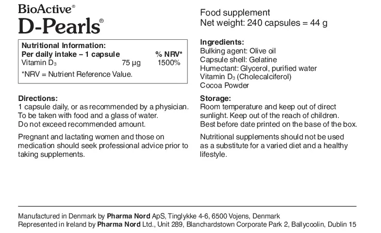 Pharma Nord BioActive D-Pearls 75 µg - Image 3