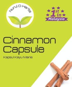 NURUL D HERBS CINNAMON (400MG) CAPSULE by Nurul D Herbs (Pack of 3)