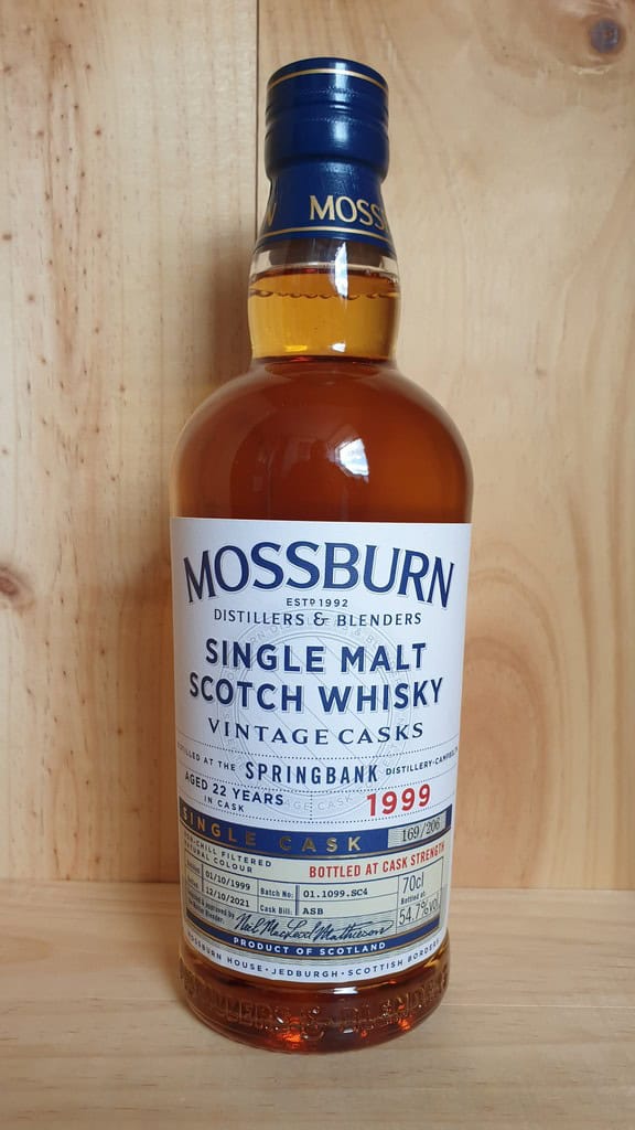 Mossburn Single Cask Springbank 1999 Campbeltown Single Malt 54.7% 70cl
