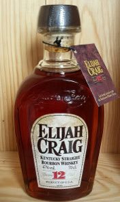 Elijah Craig 12 Year Old Kentucky Straight Bourbon Whiskey 47% 70cl