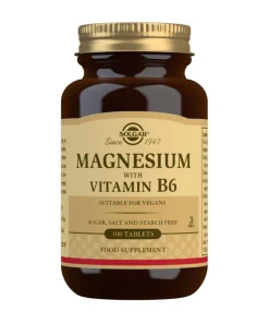 Solgar Magnesium with Vitamin B-6 100 Tablets